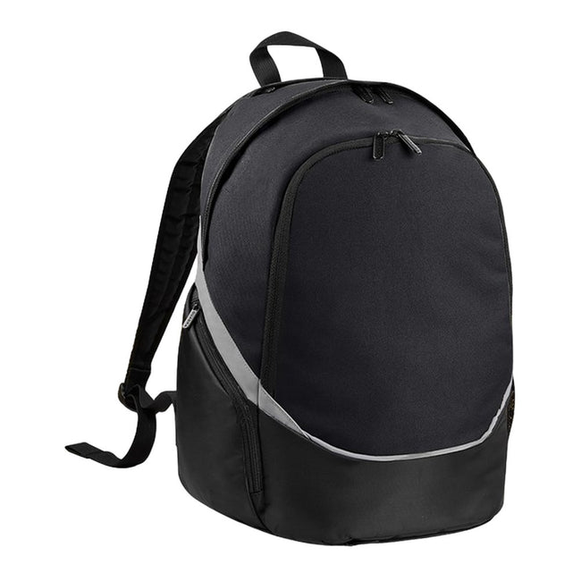 Black-Grey - Front - Quadra Pro Team Backpack
