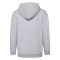 Heather Grey - Back - Fruit of the Loom Childrens-Kids Heather Classic Hoodie