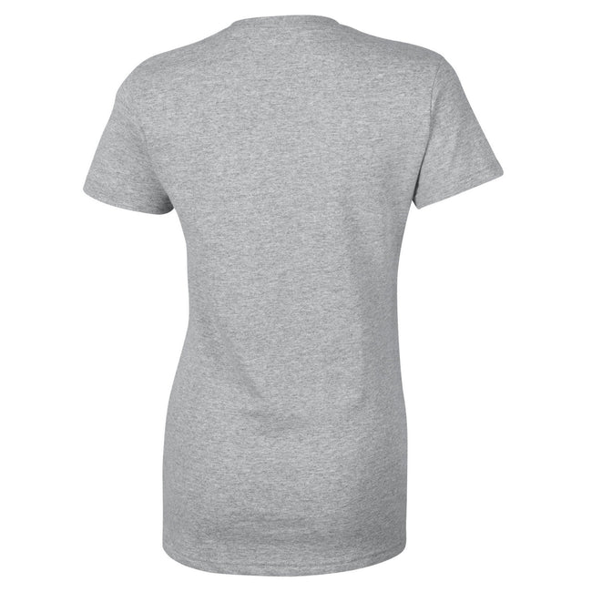 Sports Grey - Back - Gildan Womens-Ladies Heavy Cotton T-Shirt
