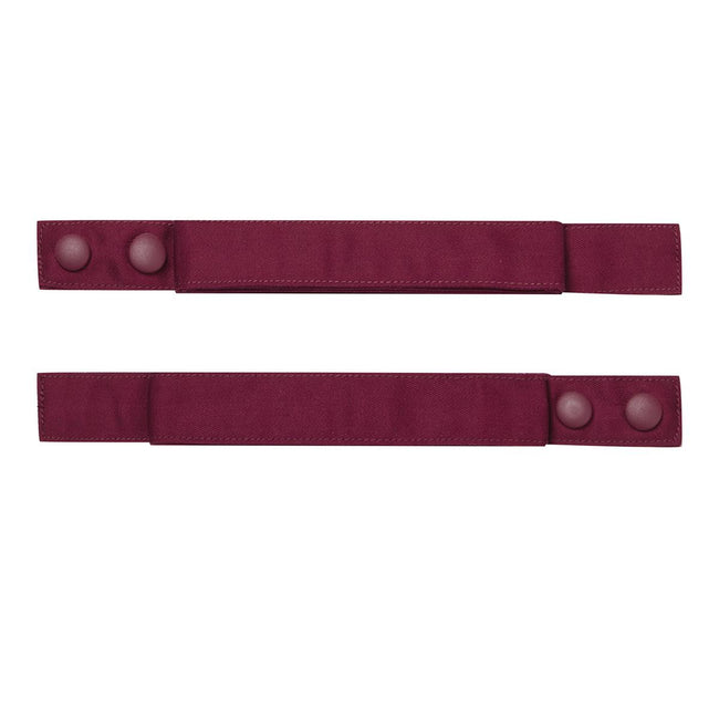 Burgundy - Side - Premier Swap & Pop Customizable Apron