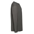 Light Graphite - Side - Fruit of the Loom Mens Valueweight Heather Long-Sleeved T-Shirt