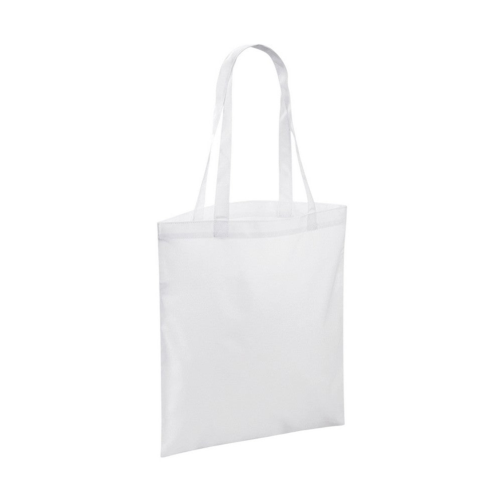 White - Front - Bagbase Sublimation Shopper
