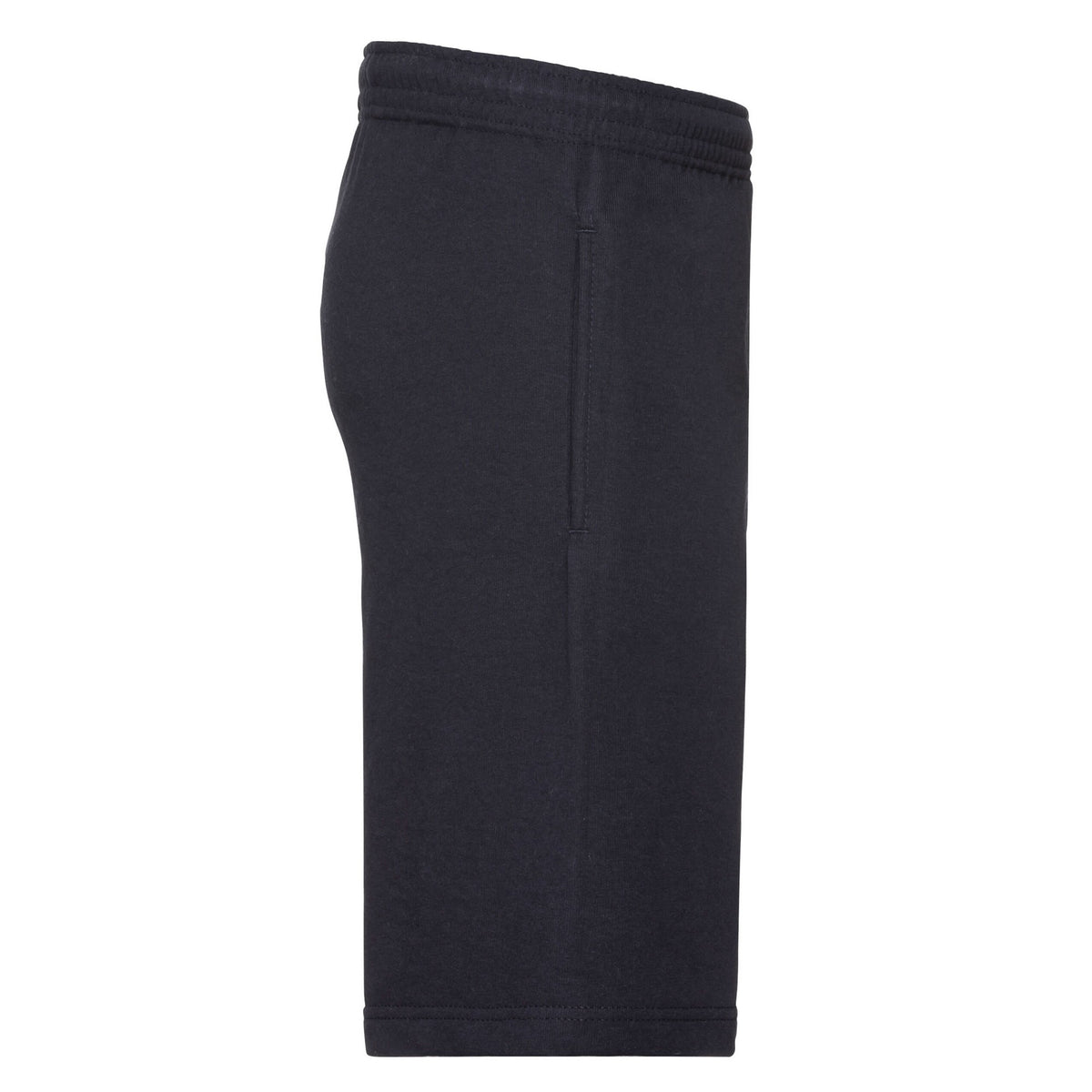 Deep Navy - Side - Fruit Of The Loom Unisex Adult Lightweight Shorts