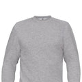 Heather Grey - Back - B&C Unisex Adult Set-in Sweatshirt