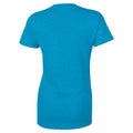 Sapphire Blue Heather - Back - Gildan Womens-Ladies Heather T-Shirt