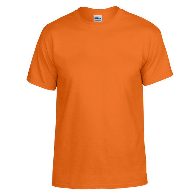 Safety Orange - Front - Gildan Mens DryBlend T-Shirt