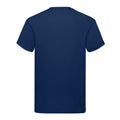 Navy - Back - Fruit of the Loom Mens Original Heather T-Shirt