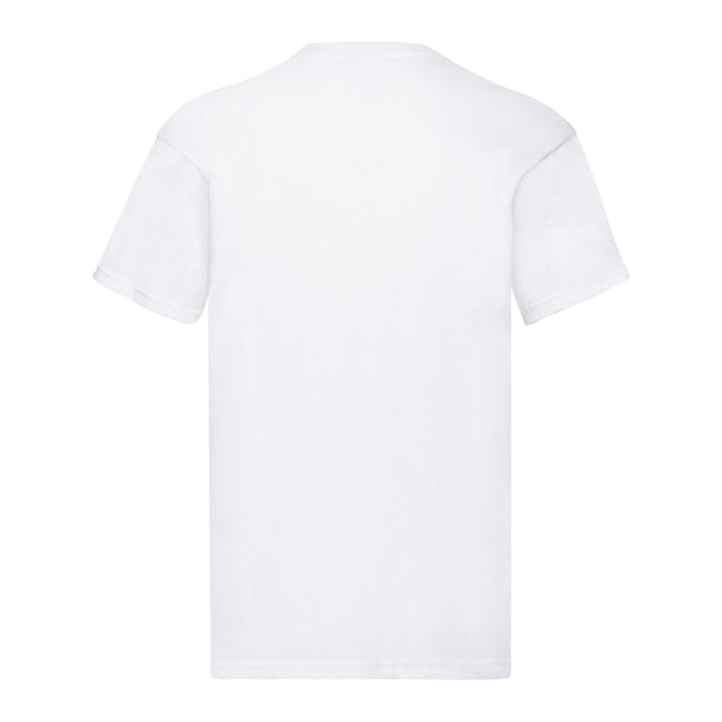 White - Back - Fruit of the Loom Mens Original Heather T-Shirt