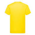 Yellow - Back - Fruit of the Loom Mens Original Heather T-Shirt