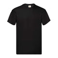 Black - Front - Fruit of the Loom Mens Original Heather T-Shirt