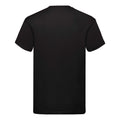 Black - Back - Fruit of the Loom Mens Original Heather T-Shirt