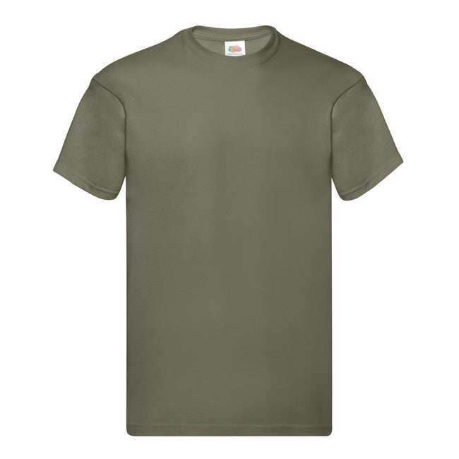 Classic Olive - Front - Fruit of the Loom Mens Original Heather T-Shirt