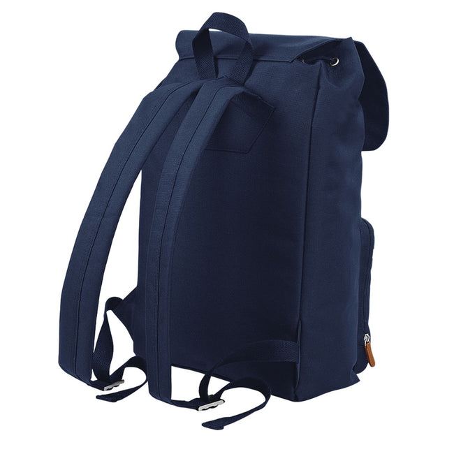 French Navy - Back - Bagbase Vintage Laptop Backpack