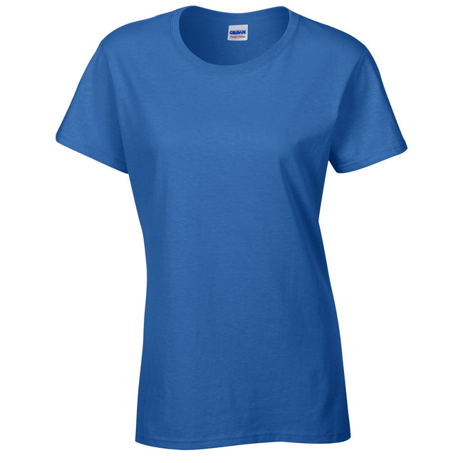 Royal Blue - Front - Gildan Womens-Ladies Cotton Heavy T-Shirt