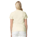 Off White - Back - Gildan Womens-Ladies Cotton Heavy T-Shirt