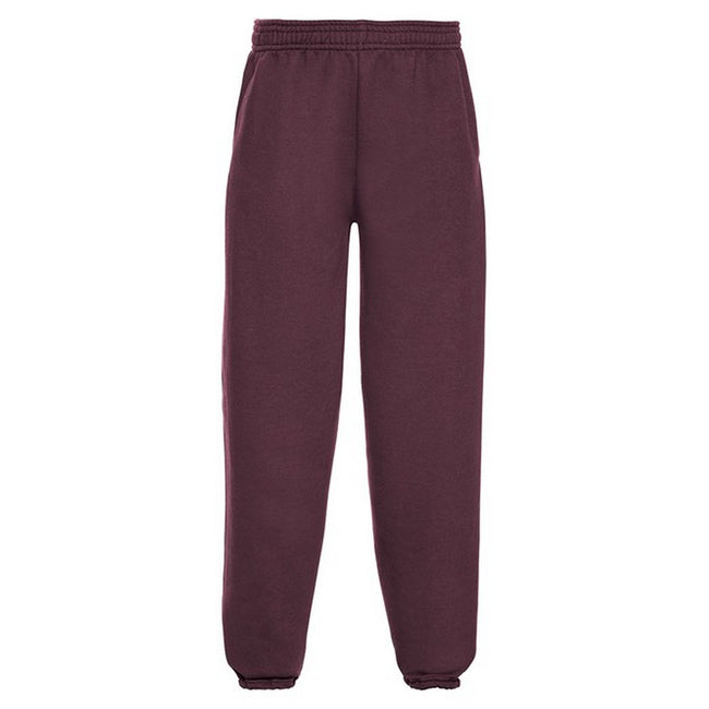 Burgundy - Front - Jerzees Schoolgear Childrens-Kids Jogging Bottoms