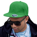 Emerald - Side - Result Headwear Bronx Original Flat Peak Snapback Cap