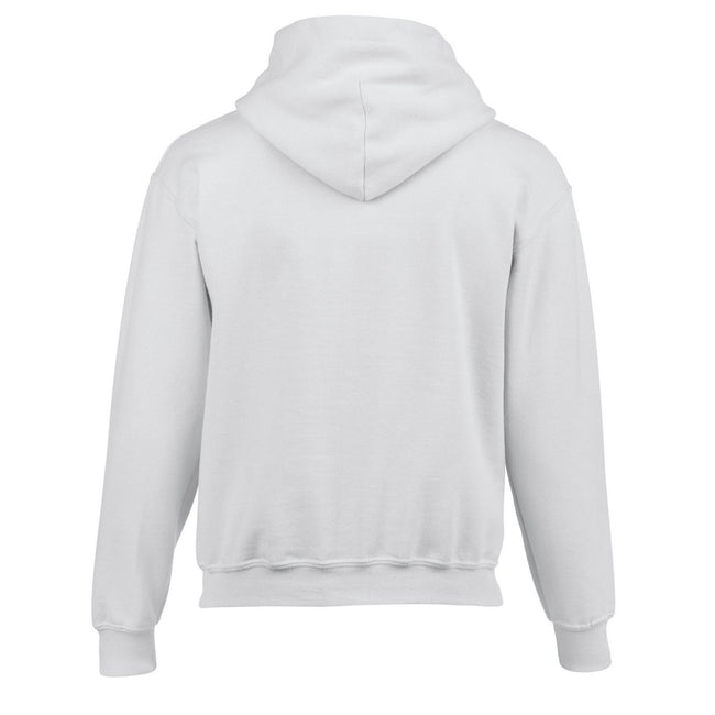 White - Back - Gildan Childrens-Kids Plain Heavy Blend Hoodie