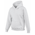 White - Side - Gildan Childrens-Kids Plain Heavy Blend Hoodie