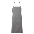 Dark Grey - Front - Premier Unisex Adult Artisan´s Choice Canvas Double Pocket Apron