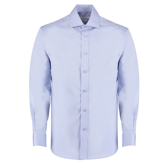 Light Blue - Front - Kustom Kit Mens Executive Premium Classic Formal Shirt
