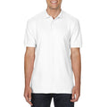 White - Side - Gildan Mens Hammer Plain Pique Polo Shirt