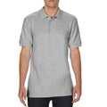 Sports Grey - Side - Gildan Mens Hammer Double Piqué Welted Sport Polo Shirt