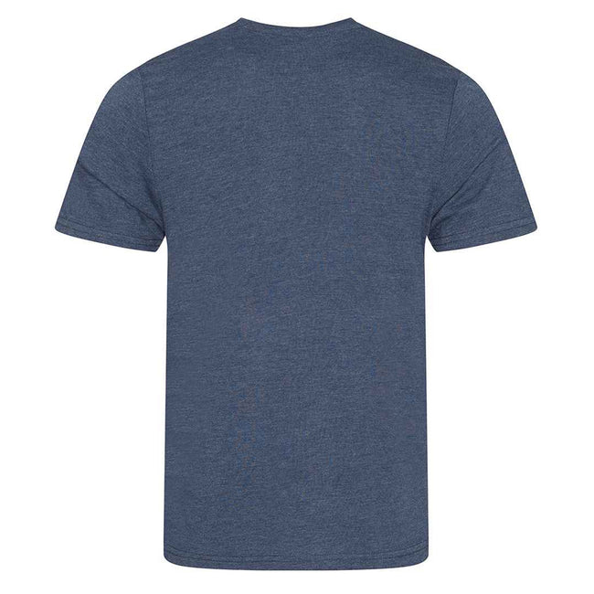 Heather Navy - Back - Awdis Mens Triblend T-Shirt
