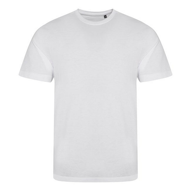 Solid White - Front - Awdis Mens Triblend T-Shirt