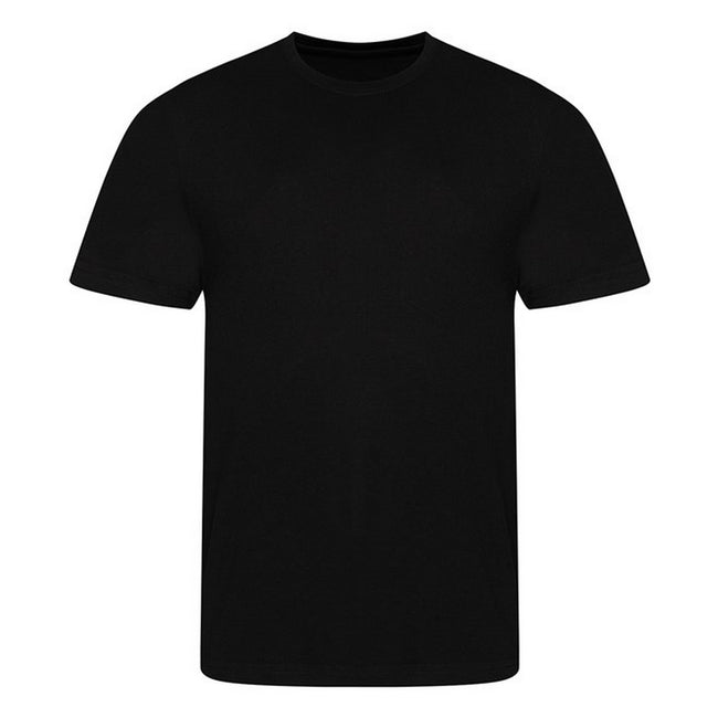 Solid Black - Front - Awdis Mens Triblend T-Shirt
