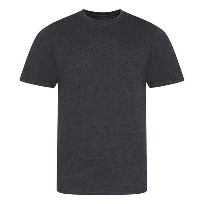 Heather Charcoal - Front - Awdis Mens Triblend T-Shirt