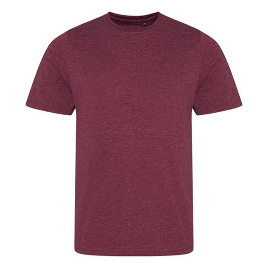 Heather Burgundy - Front - Awdis Mens Triblend T-Shirt