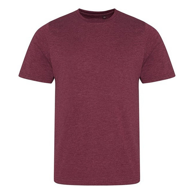 Heather Burgundy - Front - Awdis Mens Triblend T-Shirt