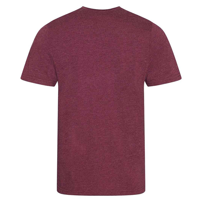 Heather Burgundy - Back - Awdis Mens Triblend T-Shirt