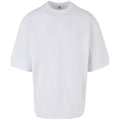 White - Front - Build Your Brand Mens Oversized T-Shirt