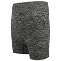 Dark Grey Marl - Lifestyle - Tombo Womens-Ladies Melange Seamless Shorts