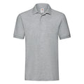 Amber Heather - Front - Fruit of the Loom Mens Premium Pique Polo Shirt