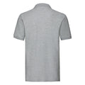 Amber Heather - Back - Fruit of the Loom Mens Premium Pique Polo Shirt
