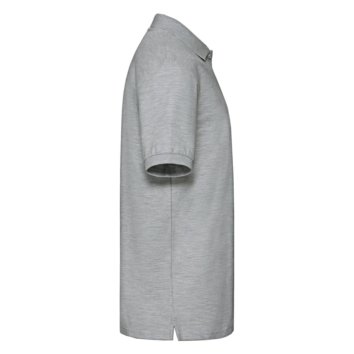 Amber Heather - Side - Fruit of the Loom Mens Premium Pique Polo Shirt