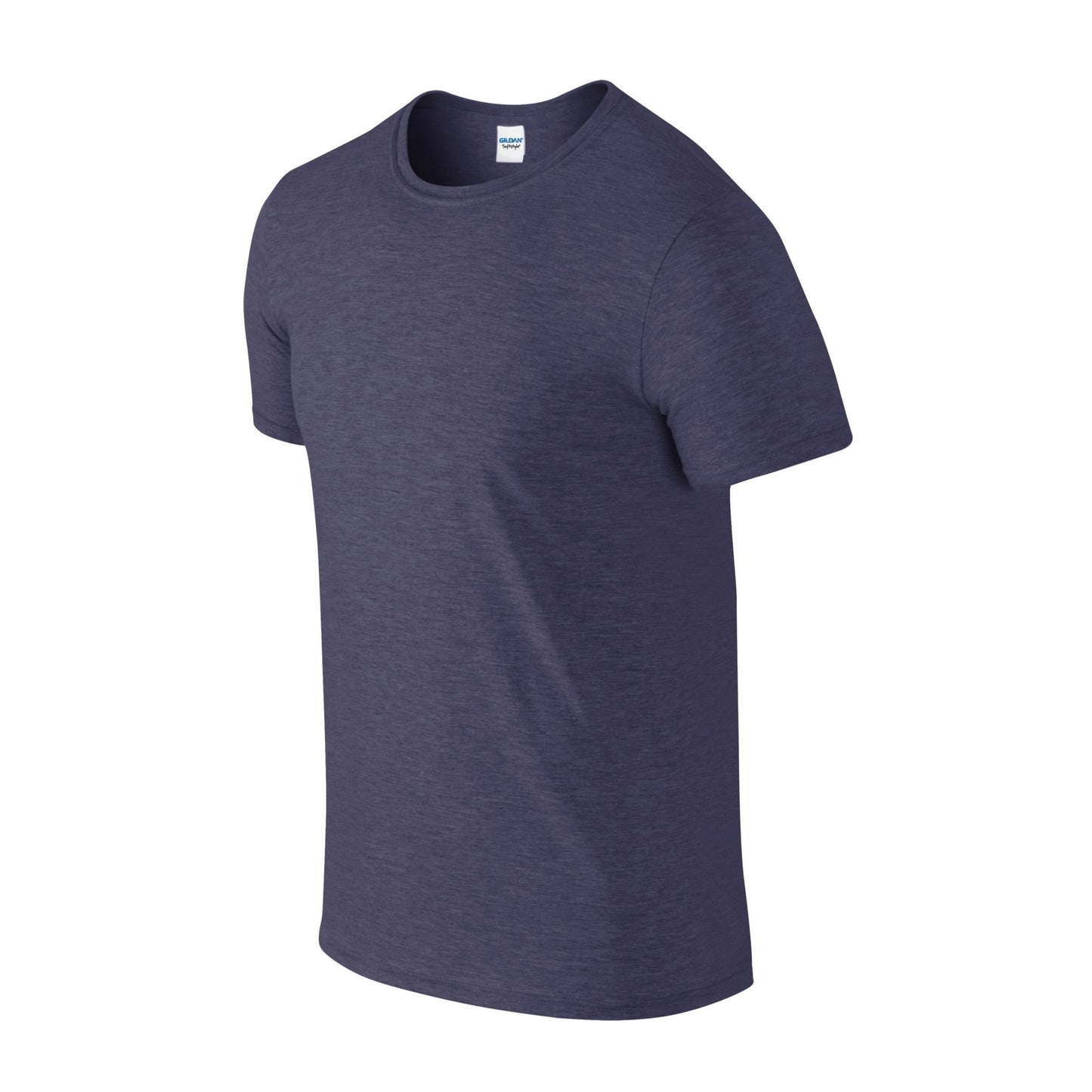 Heather Navy - Side - Gildan Unisex Adult Softstyle Heather T-Shirt