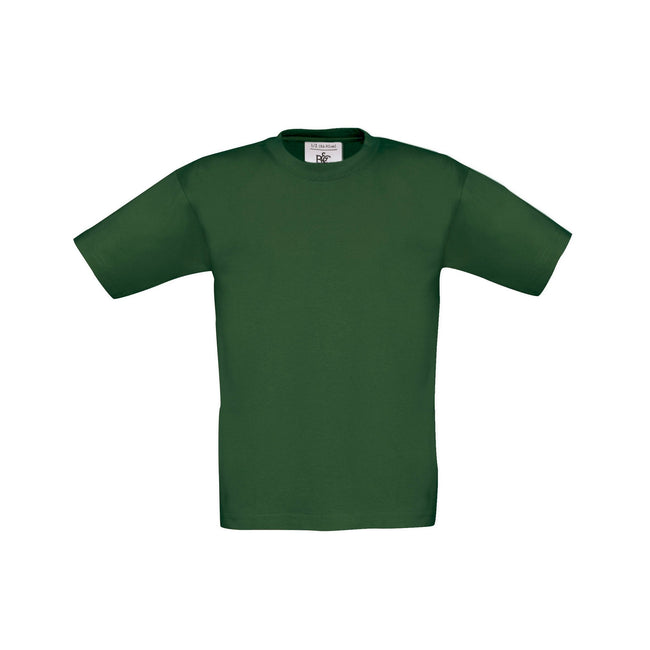 Bottle Green - Front - B&C Childrens-Kids Exact 150 T-Shirt