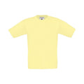 Yellow - Front - B&C Childrens-Kids Exact 150 T-Shirt