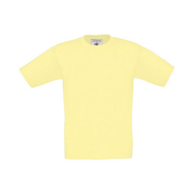 Yellow - Front - B&C Childrens-Kids Exact 150 T-Shirt