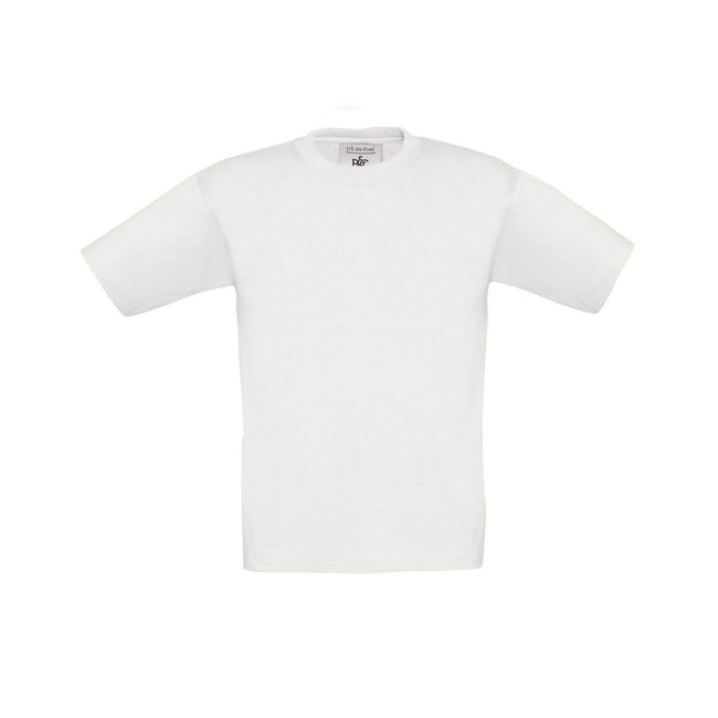 White - Front - B&C Childrens-Kids Exact 150 T-Shirt