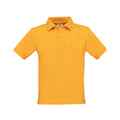 Gold - Front - B&C Childrens-Kids Safran Polo Shirt