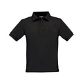 Black - Front - B&C Childrens-Kids Safran Polo Shirt