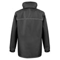 Black - Back - WORK-GUARD by Result Mens Sabre Padded Long Coat