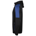 Navy-Royal Blue - Side - Finden & Hales Mens Type IIR BFE Active Soft Shell Jacket