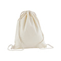 Natural - Front - Westford Mill Organic Cotton Drawstring Bag