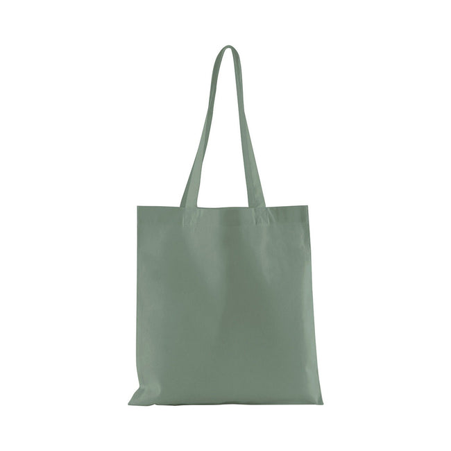 Dusty Green - Front - Westford Mill Plain Organic Cotton Tote Bag
